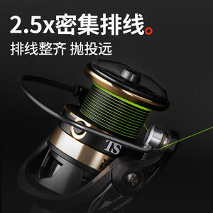 Carrete de Pesca Giratorio Chiren Ts 3000 de Metal para Mano Derecha, para Uso en Agua Dulce y Salada - Product Image 2