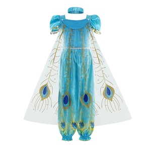 Robe de <span class=keywords><strong>princesse</strong></span> <span class=keywords><strong>Jasmine</strong></span> pour filles BAIGE, robes de fantaisie pour enfants, fête, Halloween, costume de cosplay, robe de <span class=keywords><strong>princesse</strong></span> pour filles - Product Image 4