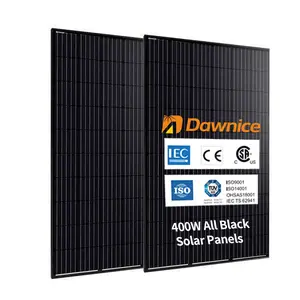 Dawnice Panneau Solaire 모노 solarpanel 400w 410w 420w 주거 전체 블랙 태양 전지 패널 540w 550w 560w solarmodul placa 태양