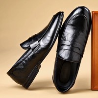Chaussures décontractées habillées pour hommes en PU souple, style marche, à bout pointu, pour l'été et l'automne, vente en gros d'usine à prix abordable