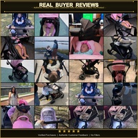Poussette pour bébé avec double suspension et amortisseurs pour un transport confortable et sûr des nouveau-nés, vente en gros