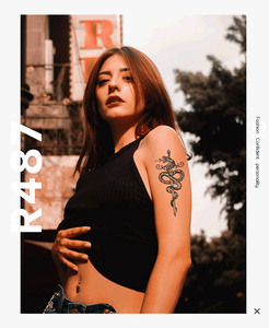 Autocollants de <span class=keywords><strong>tatouage</strong></span> temporaire en gros conception de bras de fleur de dame fraîche pour les hommes petit <span class=keywords><strong>faux</strong></span> <span class=keywords><strong>tatouage</strong></span> au henné imperméable commande minimum 10 pièces - Product Image 4