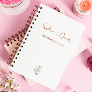 Engagement Gift <strong>Personalised</strong> Hardback Cover <strong>Wedding</strong> <strong>Planner</strong> Notebook - Product Image 6
