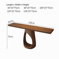 Nouvelle Arrivée 2026 : Table d'Angle Moderne Minimaliste en Bois Massif, Style Luxe Léger, pour Salons, Hôtels et Appartements