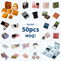Großhandel Minimalistische Schräg Gespaltene Starre Schmuckbox Matt Strukturierte Papier-Geschenkbox mit Individuellem Logo für Ohrringe, Halsketten und Armbänder