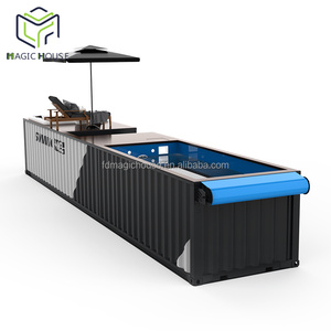 Magic House <span class=keywords><strong>Container</strong></span> Trên Mặt Đất Bể Bơi <span class=keywords><strong>Container</strong></span> 20ft 40ft Bể Bơi Lắp Ghép Với Spa - Product Image 3