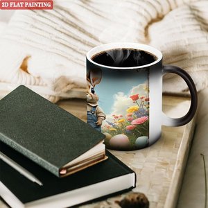 Heat Transfer Blank <b>Ceramic</b> Mug 11oz Frosted Black Magic <b>Cup</b> For DIY Craft - Product Image 3
