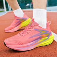 YoulvUnisex Chaussures de course athlétiques légères, respirantes, durables, confortables, en maille, tendance printemps, grandes tailles