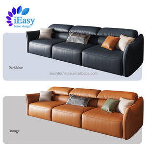 Meubles de salon chinois moderne italien en cuir véritable convertible électrique inclinable fonctionnel canapé-<span class=keywords><strong>lit</strong></span> canapé-<span class=keywords><strong>lit</strong></span> - Product Image 6