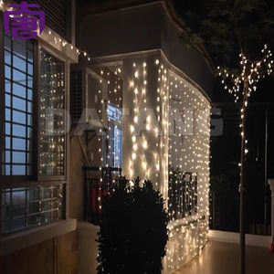 Guirnalda de luces LED de cobre con forma de estrella de 4x0.6m para interiores y exteriores, IP65, para decoración navideña del hogar. - Product Image 2