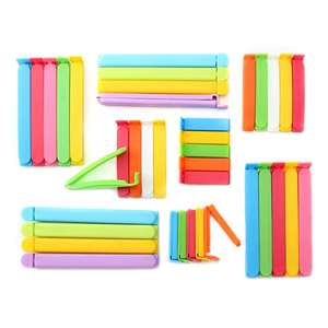 Clips de fermeture pour sacs en plastique pour aliments, petits emballages personnalisés portables pour café, pain - Product Image 1