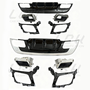 Adatto per Range <span class=keywords><strong>Rover</strong></span> <span class=keywords><strong>Velar</strong></span> la piastra di protezione del paraurti anteriore della faccia anteriore del Kit del corpo del paraurti posteriore - Product Image 1