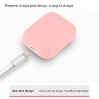 Custodia in silicone morbido impermeabile e antipolvere all'ingrosso OEM, cover colorata effetto caramella per Airpods 1 2 Pro 3 4, personalizzabile con logo stampabile