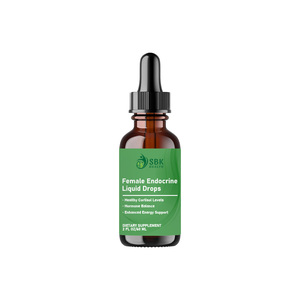 Gotas Líquidas Endocrinas Femeninas de Alta Calidad con Riboflavina, Suplemento para la Menopausia, Formas Fáciles y Naturales de Mejorar tu Bienestar - Product Image 1