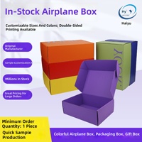 Boîtes d'emballage en carton carrées extra-résistantes pour avion, en stock, pour rangement à l'aveugle, personnalisables, vente en gros