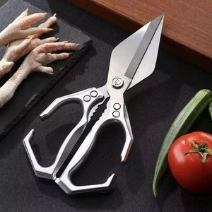 Ciseaux de cuisine en acier inoxydable pour couper la viande, ciseaux de cuisine robustes, ultra-affûtés, écologiques, pour poulet, dinde, poisson - Product Image 1