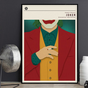Arte Mural <span class=keywords><strong>de</strong></span> Payaso Oscuro Retro, Estilo Industrial, para Bar, Pub, Cuarto <span class=keywords><strong>de</strong></span> Hombre, Decoración Enmarcada, Póster <span class=keywords><strong>de</strong></span> Personaje <span class=keywords><strong>de</strong></span> Arte Pop Moderno - Product Image 5
