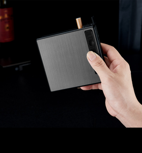 Allume-cigare électrique classique HD, étui à cigarettes logo <span class=keywords><strong>personnalisé</strong></span> emballage en papier briquet étui à cigarettes 2 en 1 vente en gros ciga - Product Image 3