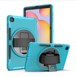 Coque de tablette pour <span class=keywords><strong>Samsung</strong></span> <span class=keywords><strong>Galaxy</strong></span> <span class=keywords><strong>Tab</strong></span> <span class=keywords><strong>S6</strong></span> Lite 10.4 <span class=keywords><strong>2022</strong></span>, bandoulière réglable, robuste, antichoc, enfants - Product Image 1