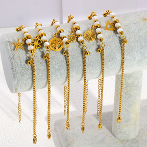 JUSNIVA - Conjuntos de Pulseras Elásticas al por Mayor, Joyería de Cuentas Coloridas con Colgante, Pedido al por Mayor, Recuerdos para Fiestas de Playa de Verano, Accesorios - Product Image 3