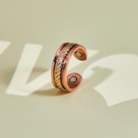 Nouvelle bague tendance en cuivre magnétique pur, bijou bio pour la santé, pour le soulagement de l'arthrite