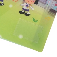 Carpeta de Presentación Personalizada de PP A4 Transparente Reciclable con Recubrimiento UV y Bolsillo para Archivos Escolares