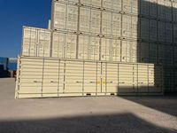 Conteneur de stockage maritime à grande capacité de 40 pieds HQ, entièrement ouvrable sur le côté, résistant aux intempéries, en acier Corten, couleur personnalisée