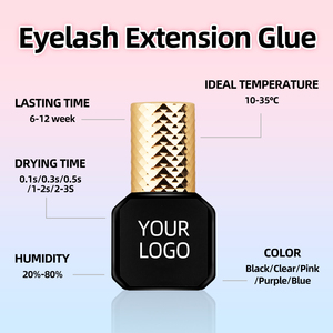 Colle <span class=keywords><strong>pour</strong></span> extensions de cils, adhésif à marque privée <span class=keywords><strong>pour</strong></span> extensions de cils, faible irritation, résistant à l'eau et à l'huile, meilleure colle <span class=keywords><strong>pour</strong></span> cils - Product Image 5