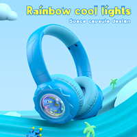 Casque d'écoute sans fil ONIKUMA B30 500mAh Large Casque d'écoute léger pour enfants, design capsule spatiale