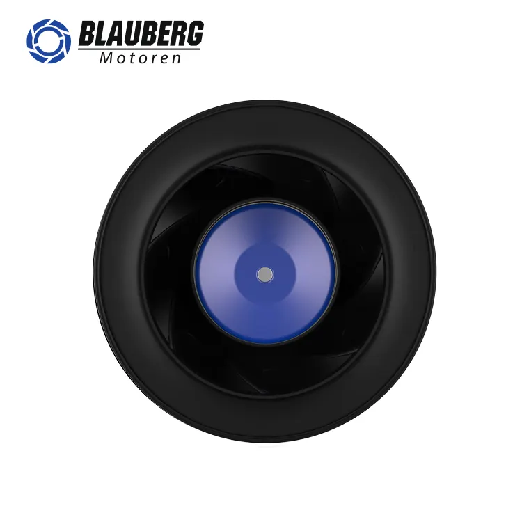 Blauberg เครื่องเป่าลม190มม., เครื่องเป่าลมอุตสาหกรรมแบบแรงเหวี่ยงเสียงเบาพัดลม DC เงียบสำหรับเครื่องปรับอากาศ