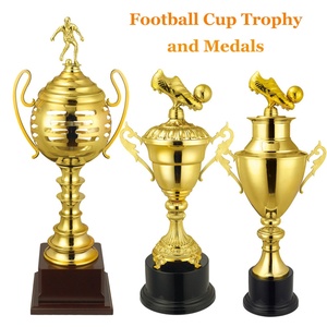 Medal Manufacturers Wholesale 3D Award Sports Gold Medal Custom Metal Football <b>Cup</b> <b>Trophy</b> and Medals - Product Image 4