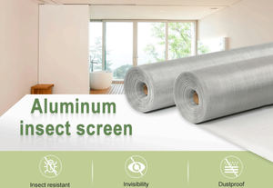 14x14x0.25mm x 1x30m cuộn chống bay dây nhôm vải lưới màn hình cửa sổ & bảo vệ màn hình cửa với lưới dây nhôm - Product Image 4