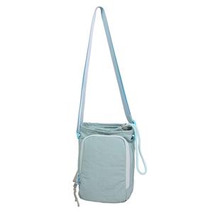 Custom Adjustable RPET Fabric Gym Outdoor Crossbody Water <b>Bottle</b> <b>Carrier</b> Bag Puffy Sling <b>Bottle</b> Holder With Phone Pocket - Product Image 5