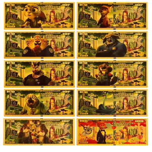 10 <span class=keywords><strong>Billetes</strong></span> <span class=keywords><strong>de</strong></span> Banco <span class=keywords><strong>de</strong></span> Dibujos Animados Estadounidenses <span class=keywords><strong>de</strong></span> Judy y Nick, <span class=keywords><strong>Billetes</strong></span> <span class=keywords><strong>de</strong></span> Banco Coleccionables <span class=keywords><strong>de</strong></span> Papel <span class=keywords><strong>de</strong></span> Aluminio Dorado <span class=keywords><strong>de</strong></span> $<span class=keywords><strong>100</strong></span>, Regalos <span class=keywords><strong>de</strong></span> Recuerdo para Niños - Product Image 1