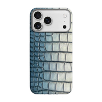 Nouvel Arrivage Étui de Téléphone en Cuir de Crocodile Patiné Classique Fait Main de Haute Qualité pour iPhone 18 17 Pro 18 17 Pro Max avec Aimant