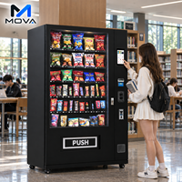 Distributeur automatique intelligent pour aliments et boissons avec reconnaissance par caméra, écran tactile et gestion à distance des stocks