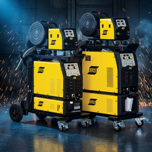 Soldadora <span class=keywords><strong>MIG</strong></span> ESAB Fabricator <span class=keywords><strong>Mig</strong></span> 350P Inverter - Ciclo de Trabajo del 60% Multimaterial (Acero Inoxidable/Acero al Carbono/Aleación de Aluminio) - Product Image 2