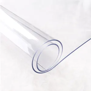 Pvc Roll Transparent Clear Plastic Pvc Transparent Soft Glass Sheet Film Roll