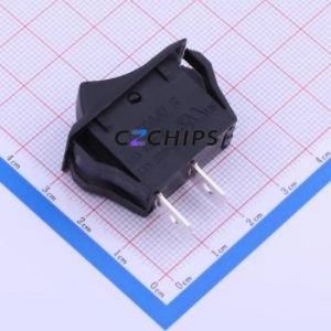 R-2-110-C5N-BB Rocker Switch Through hole Component (THT) Switch Concave Bend Solder Tab Black 16A - Product Image 1