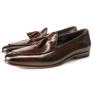 Zapatos Casuales de Hombre para Otoño, Zapatos de Vestir para Fiesta, Zapatos Oxford Hechos a Mano, Zapatos de Cuero Transpirables para Negocios, Clásicos y a la Moda - Product Image 6