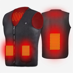 In Stock 4 Heating Zones Electric Thermal Women Men Usb <strong>Rechargeable</strong> <strong>Heated</strong> Vest <strong>Gilet</strong> - Product Image 1