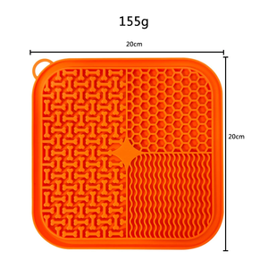 แผ่นเลียอาหารสัตว์เลี้ยงแบบซิลิโคนพร้อมที่ตักอาหาร - Product Image 6