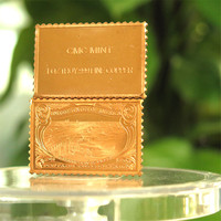 Anciennes pièces de cuivre 1 Oz 999 Copper River Bridge Stamp Bar Pièces commémoratives Pièces de collection Cadeau