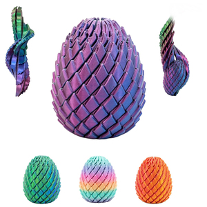 Juguete Sensorial Impreso en 3D, Huevo de Dragón Giratorio, Juguete Antiestrés Transformable, Decoración de Escritorio para Niños y Adultos - Product Image 1