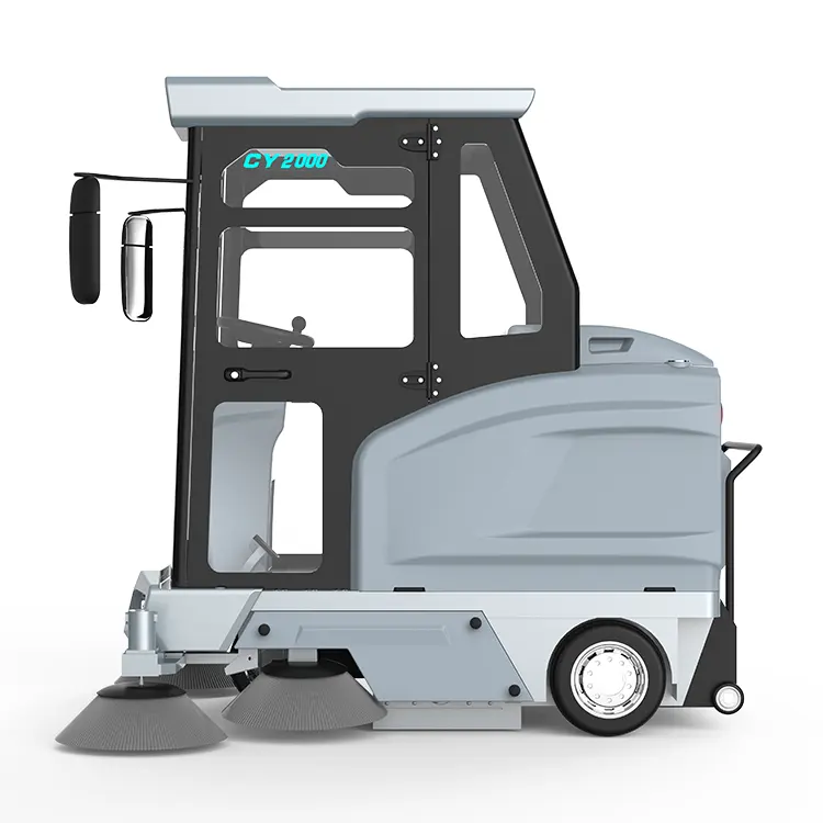 China Manufacturer Automatic Electric Battery Ride On Road Sweeper Floor Sweeper