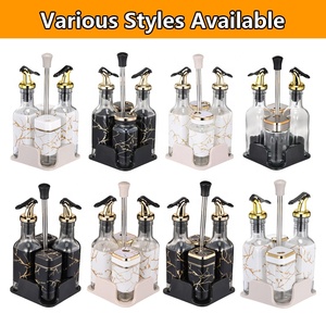 Saleiro com Tampa Rotativa à Prova de Vazamentos e Dispensador de Óleo e Vinagre (Conjunto de 5 peças) - Product Image 3