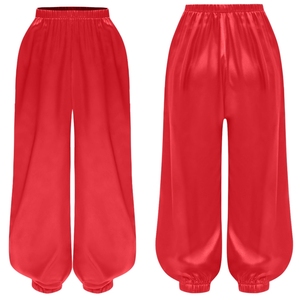 6-16 Kids Boys Girls Kung Fu Uniform Tai Chi Wing Chun Martial Arts Outfit <b>Pants</b> Performance Tai Chi Role Play Morning Exercises - Product Image 2