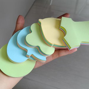 Wholesale Small Pocket Size Writing Notepad with Die Cut Shape Hotel <strong>Study</strong> Sticky Notes with Company Logo Printing Memo <strong>Pads</strong> - Product Image 1