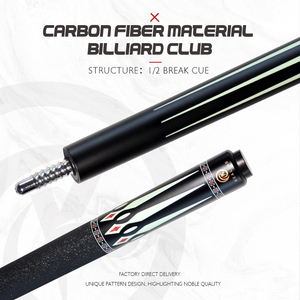 Taco de Billar Profesional OKHEALING de Fibra de Carbono de 1/2 Pieza con Punta de 13.9mm para un Juego de Precisión |   Listo para <span class=keywords><strong>Snooker</strong></span> |   OEM Disponible - Product Image 5