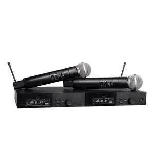 ระบบไมโครโฟนไร้สาย UHF ระดับมืออาชีพ SLXD24D B58 2 ช่องสัญญาณ รุ่น SM Beta58 Beta87A สำหรับโบสถ์ โรงเรียน SLXD4 - Product Image 3